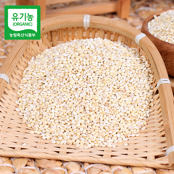 (Sandeulbaram) Korean Organic Glutionous Barley 1kg